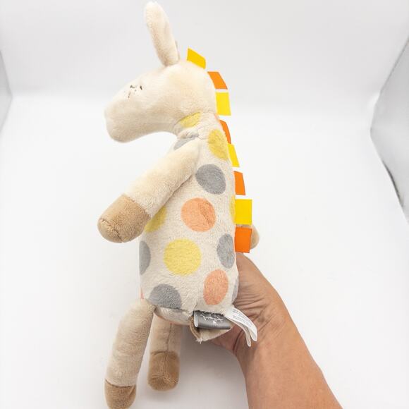 Hallmark Giraffe first friends Polka Dots & Taggie Ribbon mane Baby Plush 12" - Picture 4 of 8